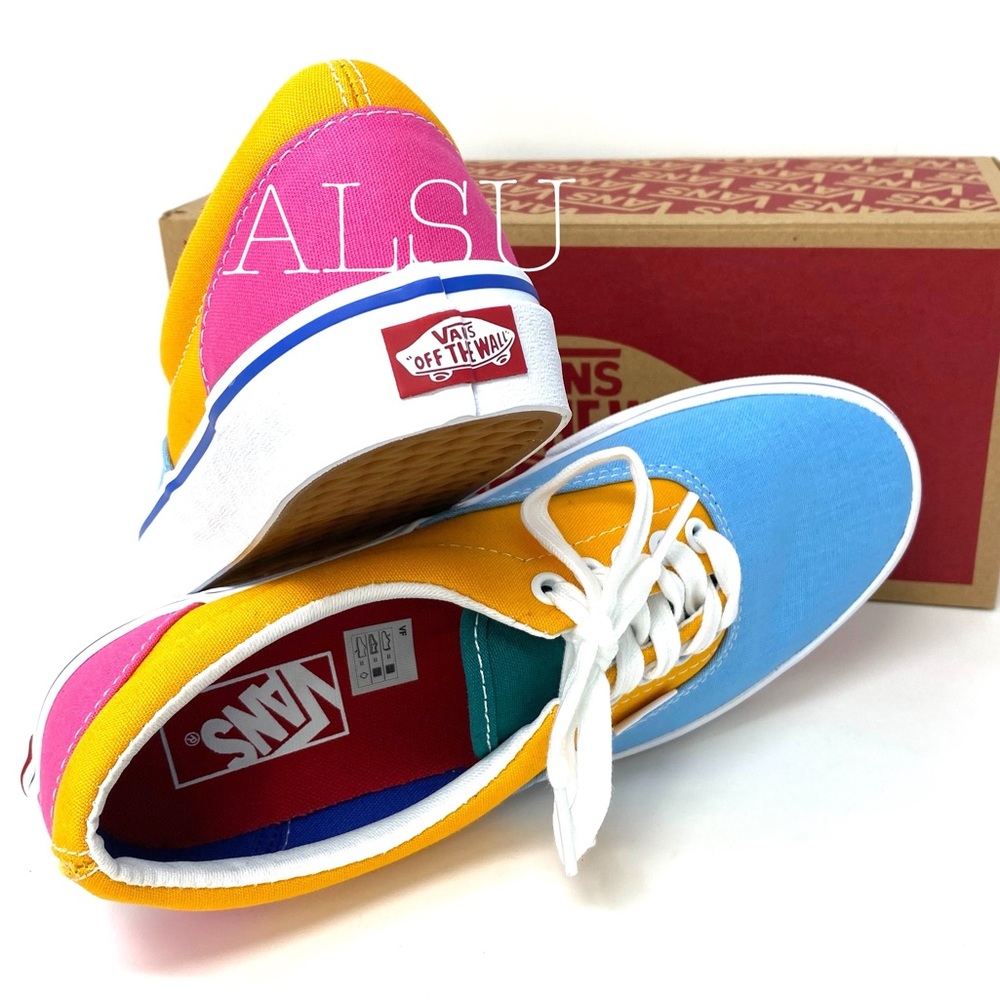 💖MEGA SALE💖VANS ERA Canvas Multi Low Sneakers Casual Women’s 6.5 VN0A38FRVOP - Picture 8 of 11